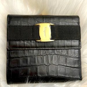 Authentic Ferragamo Black Wallet